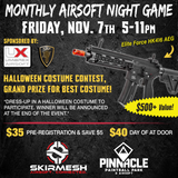 TICKET: Pinnacle Monthly Airsoft Night Game - November 7th 5-11pm